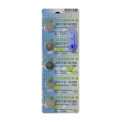 Powercell - Seizaiken 1.55V 80mAh Silver Oxide Button Cell Battery - GP389 | SR1130WC5