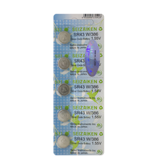 Powercell - Seizaiken 1.55V 120mAh Silver Oxide Button Cell Battery - GP386 | SR43WC5