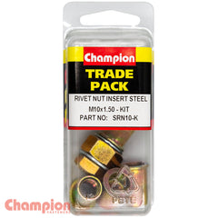 Champion - RIVET NUT INSERT STEEL  M10x1.50 - KIT | SRN10-K