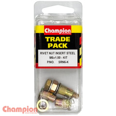 Champion - RIVET NUT INSERT STEEL  M6x1.00 - KIT | SRN6-K