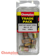 Champion - RIVET NUT INSERT STEEL  M8x1.25 - KIT | SRN8-K
