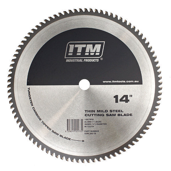 ITM - ITM 350MM TCT THIN STEEL CUTTING BLADE, 90T | SSBL350-TS