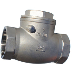 AIP - Check Valve 316 S/steel Swing BSP - 1/2" | 25-551-008 | SSSWCH12