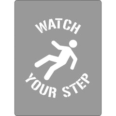 Uniform Safety Signs - 600x400mm - Poly Stencil - Watch Your Step | ST1207