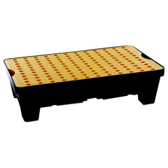 Alemlube - 60L Capacity Spill Tray With Platform | ST2-60-YE-BK