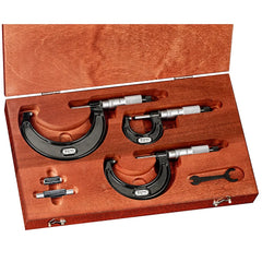 Starrett - OUTSIDE MICROMETER SET- 0-3 | ST436.1AXRLZ