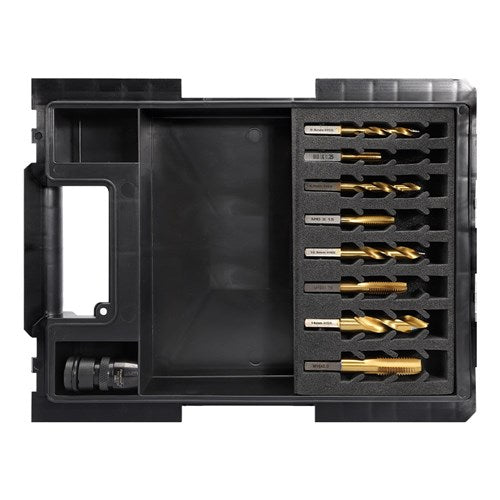 Alpha Versadrive 9 Pc Starter Kit 8 Drill & Tap Set with HD Adaptor