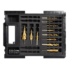 Alpha 12mm Versadrive 12 Pc Starter Kit 8 Drill & Tap Set 3 Step to 30mm with HD Adaptor