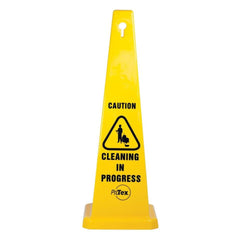 Uniform Safety Signs - 890mm Safety Cone - Caution Cleaning In Progress | STC02
