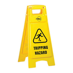 Uniform Safety Signs - Premium Plastic Sign Stand - Double Sided - Tripping Hazard (A-Frame) | STD37