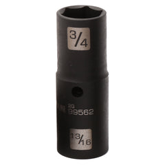 Action 3/4" x 13/16" 1/2" Drive 6-point Imperial Thin-wall Impact Flip Socket