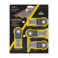 Alpha Starlock 4 Pc Multi-Tool Blade Set