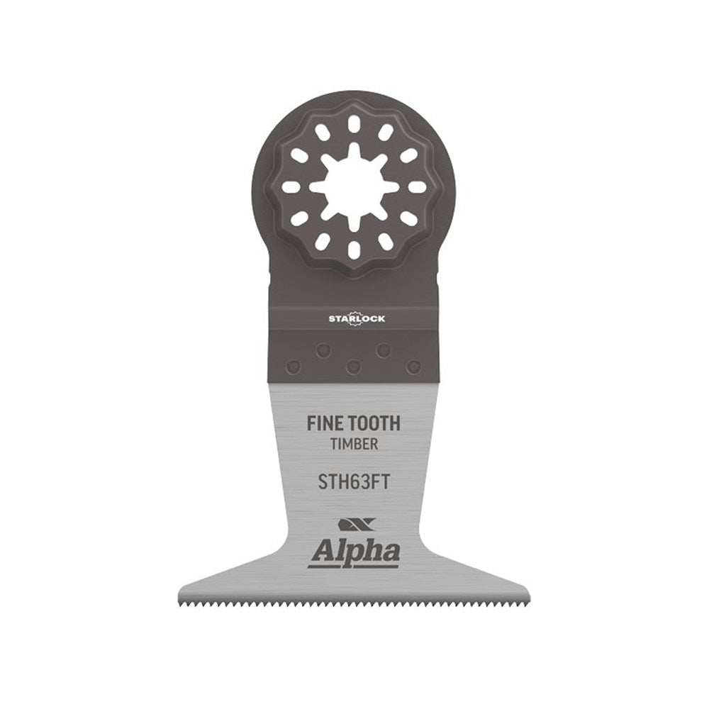 Alpha - Starlock Fine Tooth 63mm - Timber Multi-Tool Blade