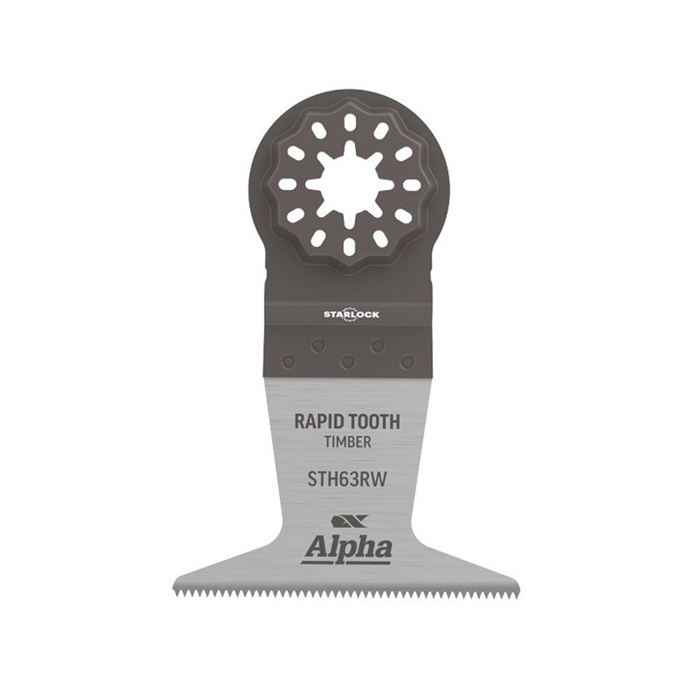 Alpha - Starlock Rapid Wood 63mm - Long Life Timber Multi-Tool Blade