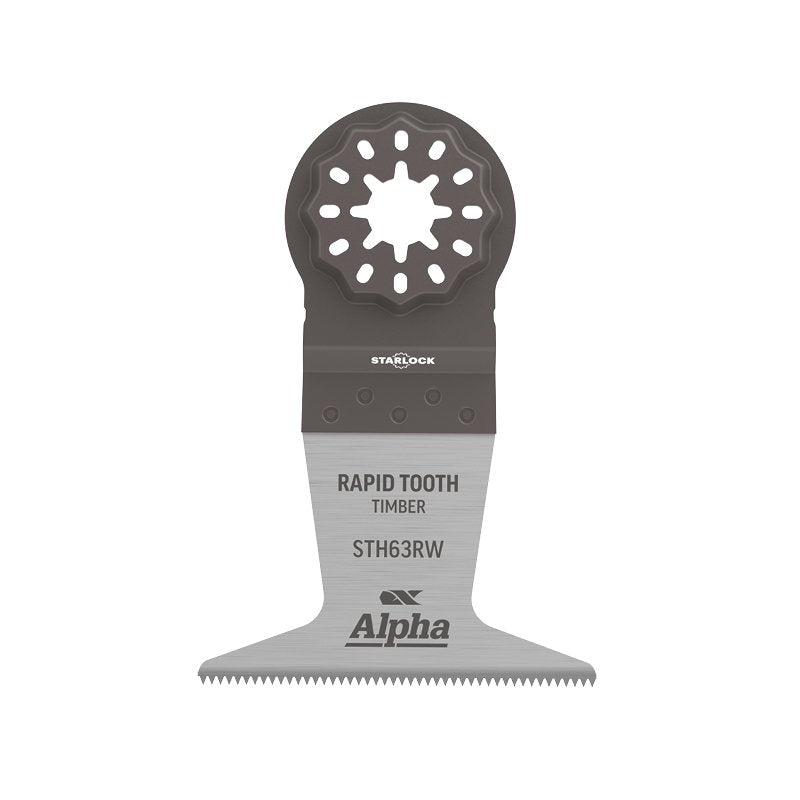 Alpha Starlock Rapid Wood 63mm - Long Life Timber Multi-Tool Blade 3 Pack