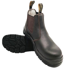Maxisafe - Cougar Strahan Claret Elastic Sided Boot Non-Safety | STRAHANNS