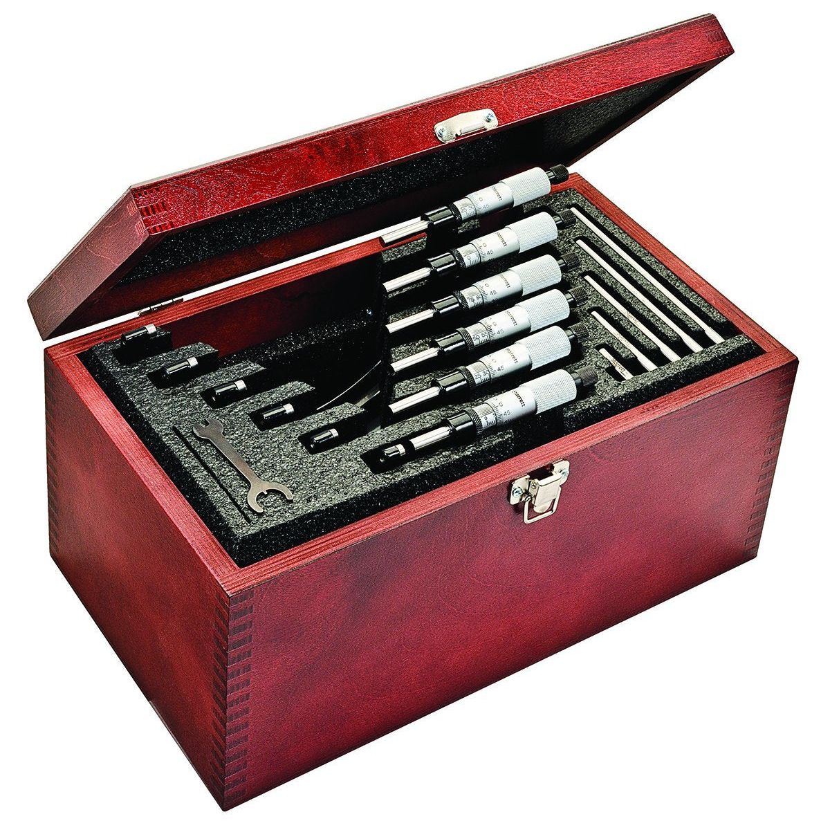 Starrett - OUTSIDE MICROMETER SET- 0-150mm- 0.001mm GRADS | SV436.1MCXRLZ