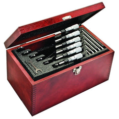 Starrett - OUTSIDE MICROMETER SET- 0-150mm- 0.001mm GRADS | SV436.1MCXRLZ