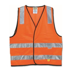 Maxisafe Hi-Vis Orange Safety Vest - Day/Night use | SVF604 Large