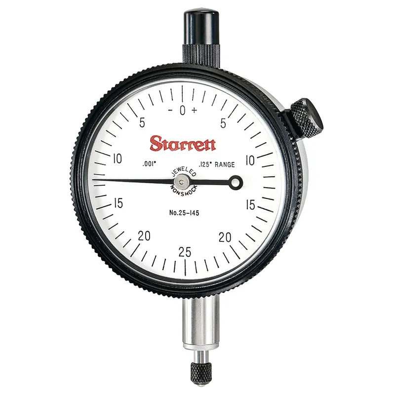 Starrett - Dial Ind. Jewelled NS 2 1/4in .125in Range .001in Grad | 25-145JN/S