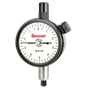 Starrett - Dial Ind. Jewelled NS 1 11/16in .025in Range .00025in Grad | 81-124JN/S