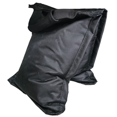 Uniform Safety Signs - Heavy Duty Pre-Filled Black Saddle Sand Bag - 8kg | SANDBAG8KG