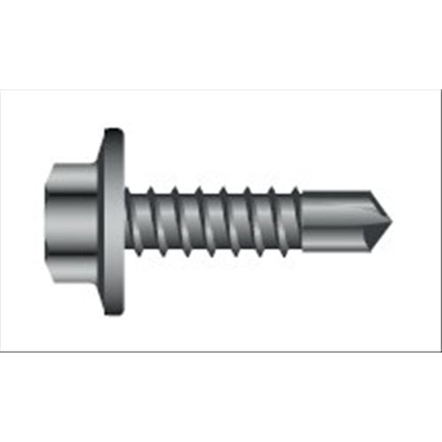 Bremick - Self Drilling Metal Screw Button Class 3 8-18 x 25mm – Ironstone (Box of 1000)