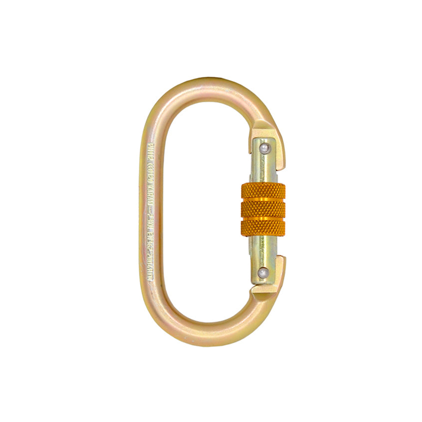 Austlift - Karabiner 18mm Gate Steel opening. Rated at 25kn. Conforms to EN362 | 915789