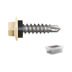 ICCONS® - SD Hex Metal/Timber Washered C4 13-11 x 25 Dune Tub Of 100 | TT166W-DU