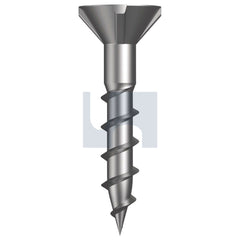 Hobsons - #8-10 x 25 - Square Drive #2 Needle Pt Countersunk - 304 Stainless | T04NS4Q0810025