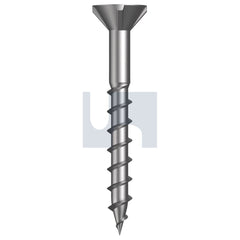 Hobsons - #8-10 x 38 - Square Drive #2 Needle Pt Countersunk - 304 Stainless - Qty 1000 | T04NS4Q0810038