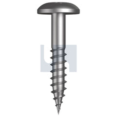 Hobsons - #8-15 x 25 - Square Drive #2 Needle Pt Button Head - 304 Stainless - Qty 1000 | T04NSUQ0815025