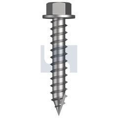 Hobsons - #14-10 x 35 - Type 17 5 16af Flanged Hex Pit - 304 Stainless - Qty 500 | T04WSRH1410035