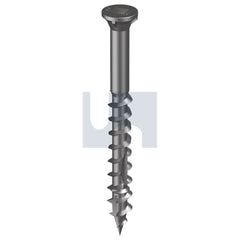 Hobsons - #10-8 x 50 304 STAINLESS SQUARE DRIVE #1 TYPE 17 TDX TRIM HEAD-4 RIB | QT42 (Pack of 1000)