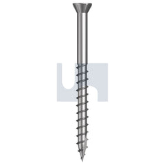 Hobsons - #9-9 x 53 - Square Drive Type 17 Trim Head-6 Rib - 304 Stainless | T04WSTQ0909053