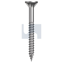Hobsons - #14-10 x 65 - Internal Hex 5mm Type 17 Bugle Batten-4 Rib - 316 Stainless | T16WSBH1410065