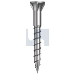 Hobsons - #6-10 x 32 - Square Drive Type 17 Bugle Batten-4 Rib - 316 Stainless | FST16WSBQ0610032
