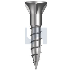 Hobsons - #8-10 x 25 - Square Drive Type 17 Bugle Batten-4 Rib - 316 Stainless | T16WSBQ0810025