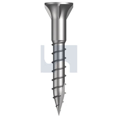 Hobsons - #8-10 x 32 - Square Drive Type 17 Bugle Batten-4 Rib - 316 Stainless - Qty 100 | T16WSBQ0810032