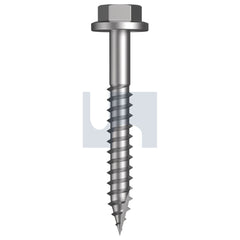 Hobsons - #14-10 x 50 - Type 17 Flanged Hex - 316 Stainless | FST16WSFH1410050