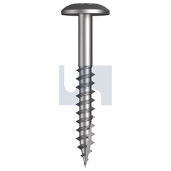 Hobsons - #10-12 x 38 316 STAINLESS SQUARE DRIVE #2 TYPE 17 BUTTON HEAD | QT72 (Pack of 1000)