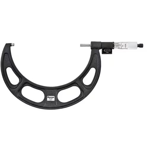 Starrett - Digital Micrometer 7in .0001in Grad Carbide Faces | T216XRL-7