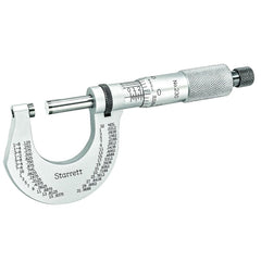 Starrett - Micrometer 0-1in Range .0001in Grad Carbide Faces | T230XRL