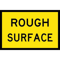 Uniform Safety Signs - Boxed Edge - 1500x900mm - Class 1 Reflective - Rough Surface (B/Y) | T3-7B
