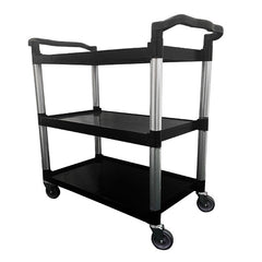 EHI - Large Three Tier Plastic Trolley 150kg | T3C150PL