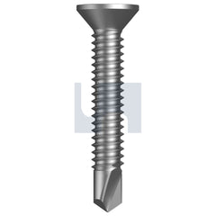 Hobsons - #10-24 x 50 410 STAINLESS HEC / PHILLIPS DRIVE METAL SDS COUNTERSUNK | QT134 (Pack of 1000)