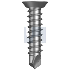 Hobsons - #8-18 x 18 - 410 Stainless Phillips Drive Metal SDS Undercut CSK Phil - Qty 1000 | T41MSDP0818018