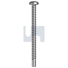 Hobsons - #6 x 1-3/4" - 410 Stainless Ansi B18.6.3 410 Self-Tapper Pan Phil Pilot Pnt - Qty 1000 | T41PSPP0620175