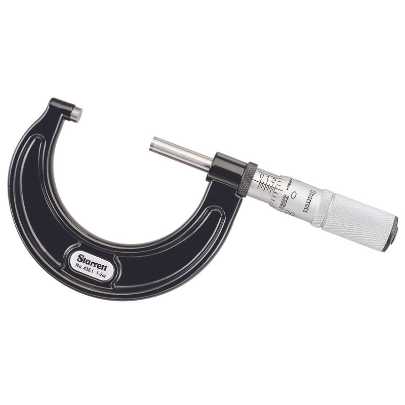 Starrett - OUTSIDE MICROMETER- 1-2 | T436.1XFL-2