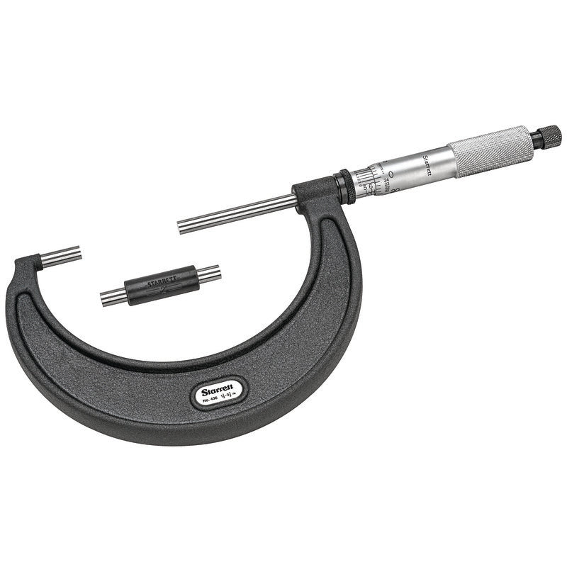 Starrett - Screw Pitch Gage 60dg Threads 30 Leaves 4-42 Tpi | 6